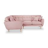 Elmbury Large Corner Sofa Pink from Roseland Furniture