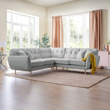 Elmbury Large Corner Sofa Ashen from Roseland Furniture