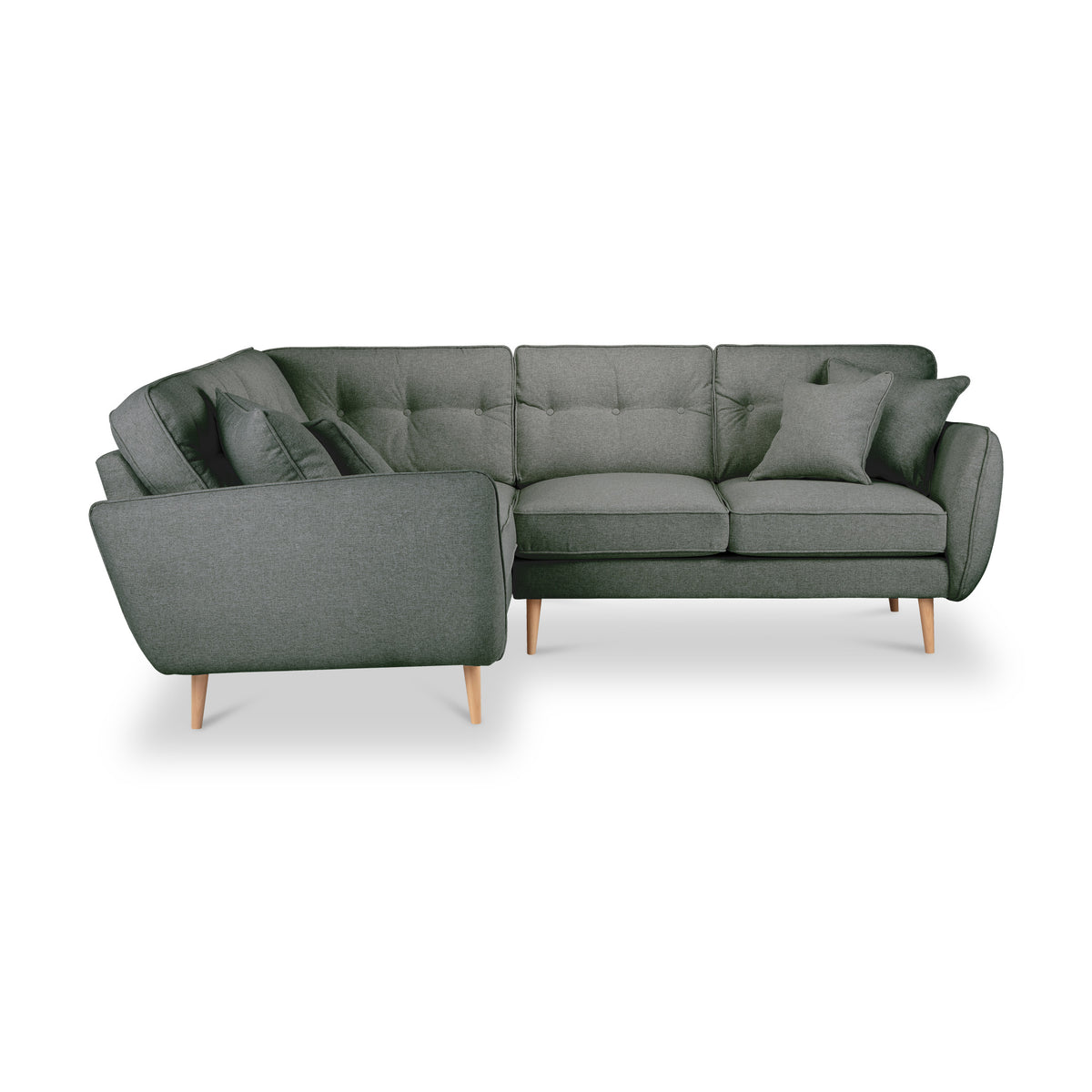 Elmbury Large Corner Sofa Slate from Roseland Furniture