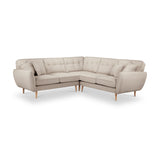 Elmbury Large Corner Sofa Beige from Roseland Furniture