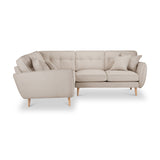 Elmbury Large Corner Sofa Beige from Roseland Furniture