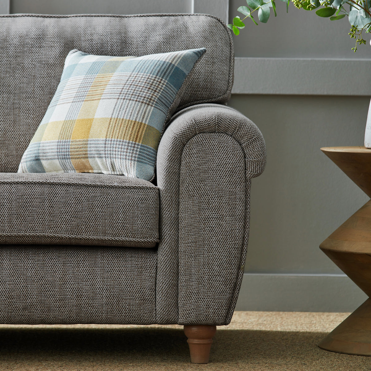 Rusford 2 Seater Sofa Grey from Roseland Furniture