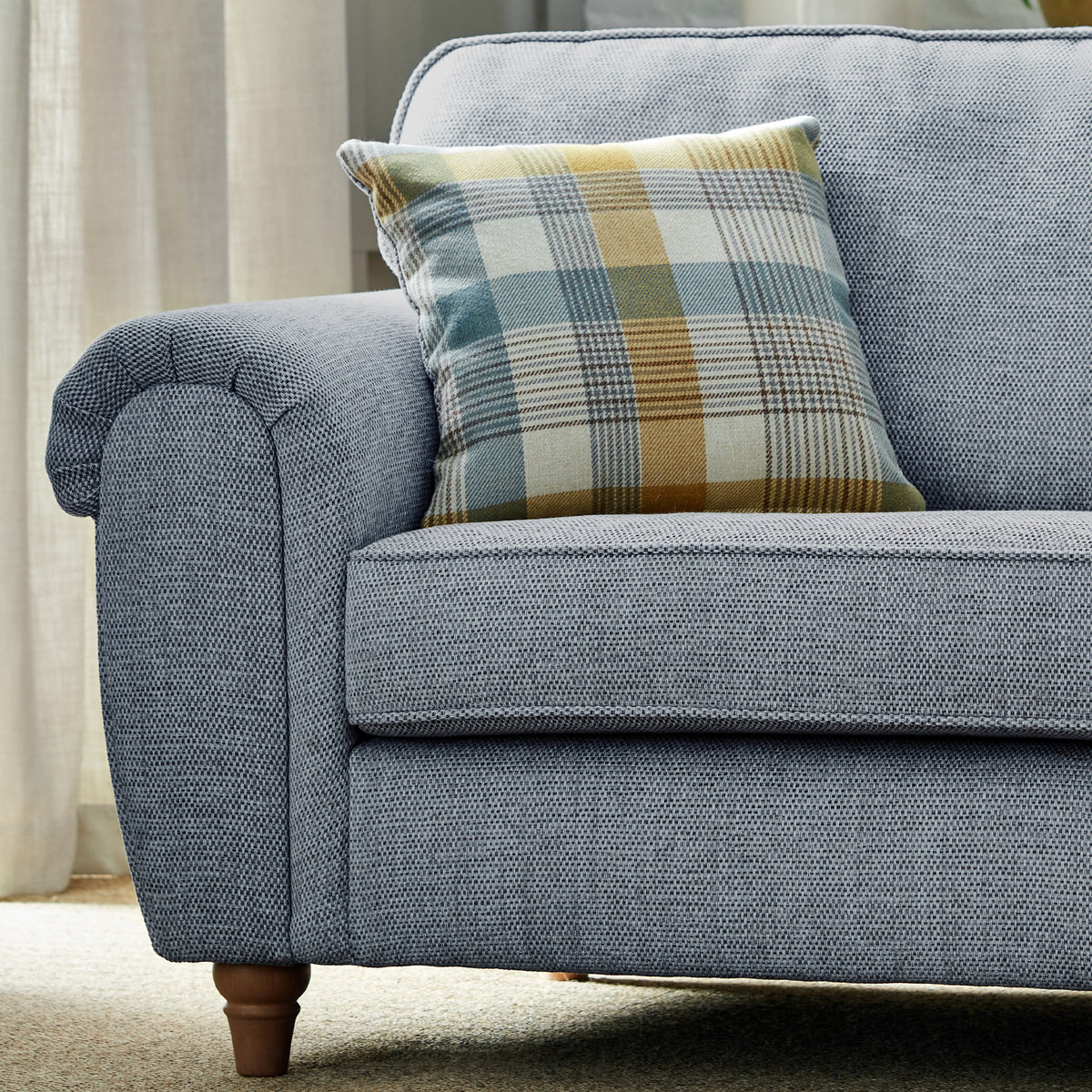 Rusford 3 Seater Sofa Ocean from Roseland Furniture