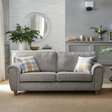 Rusford 3 Seater Sofa Grey from Roseland Furniture