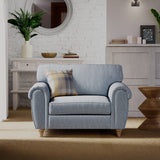 Rusford Snuggler Armchair Ocean from Roseland Furniture