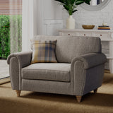 Rusford Snuggler Armchair Stone from Roseland Furniture