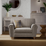 Rusford Snuggler Armchair Stone from Roseland Furniture