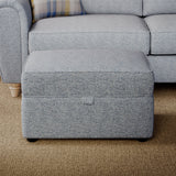 Rusford Storage Footstool Ocean from Roseland Furniture