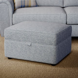 Rusford Storage Footstool Ocean from Roseland Furniture