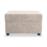 Rusford Storage Footstool Sand from Roseland Furniture