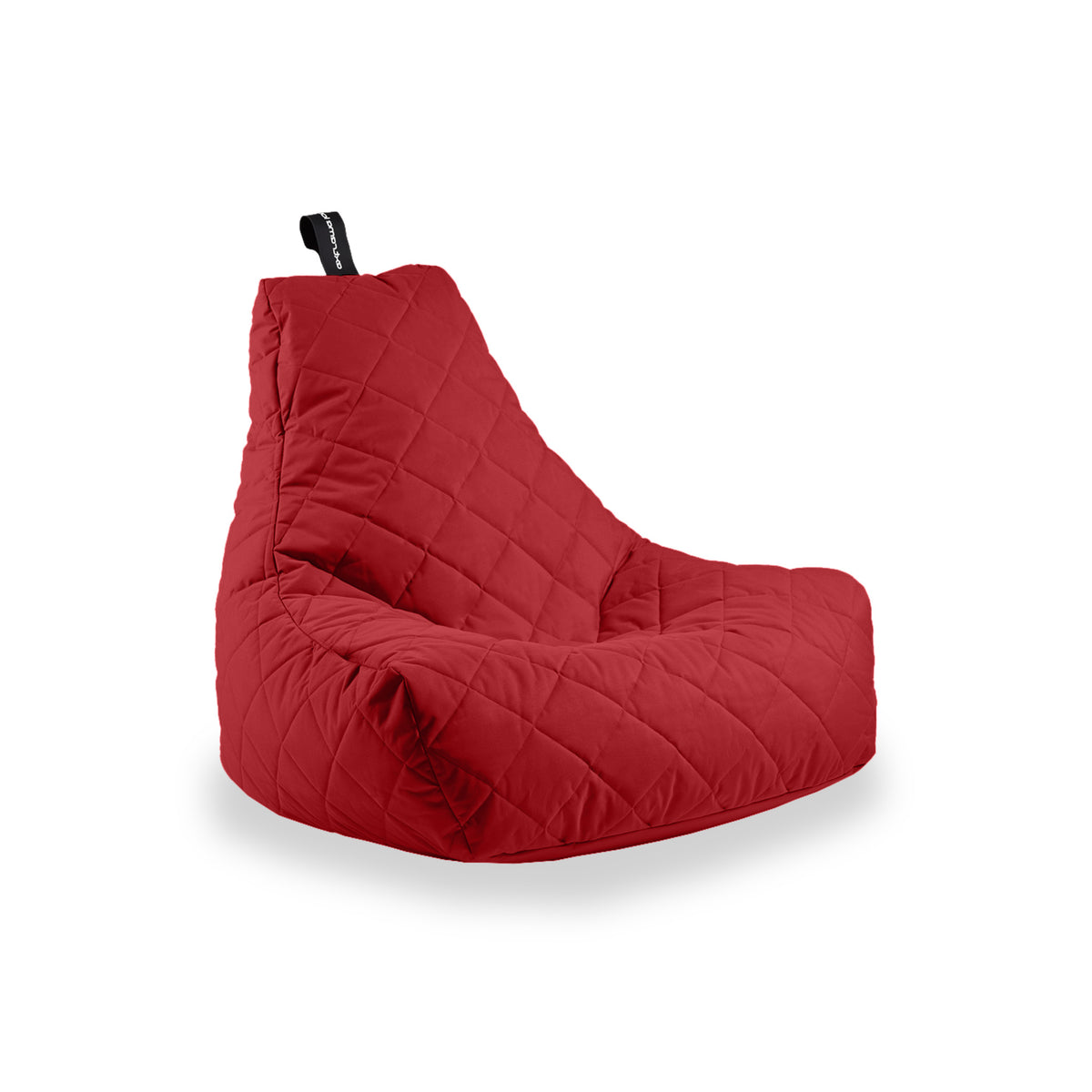 Quilted Mighty B Beanbag in Red from Roseland Furniture
