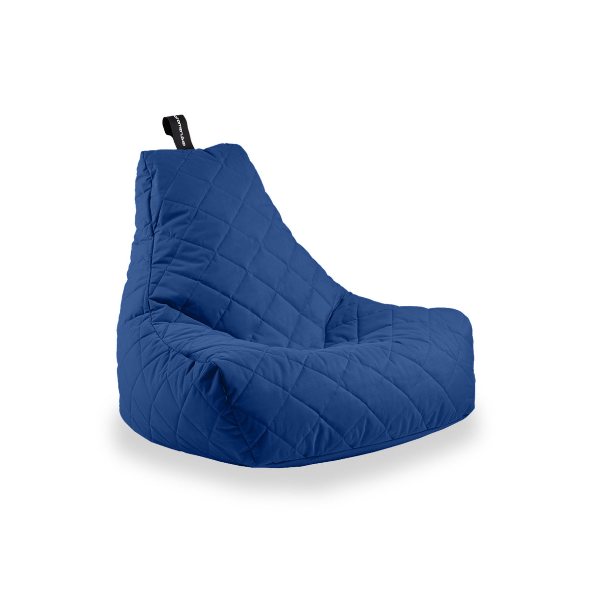 Quilted Mighty B Beanbag in Royal from Roseland Furniture