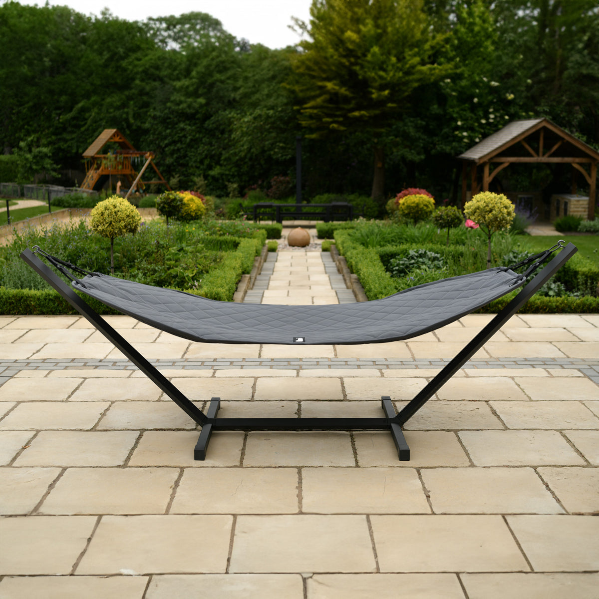 Extreme Lounging Grey B Hammock with Cushion for garden