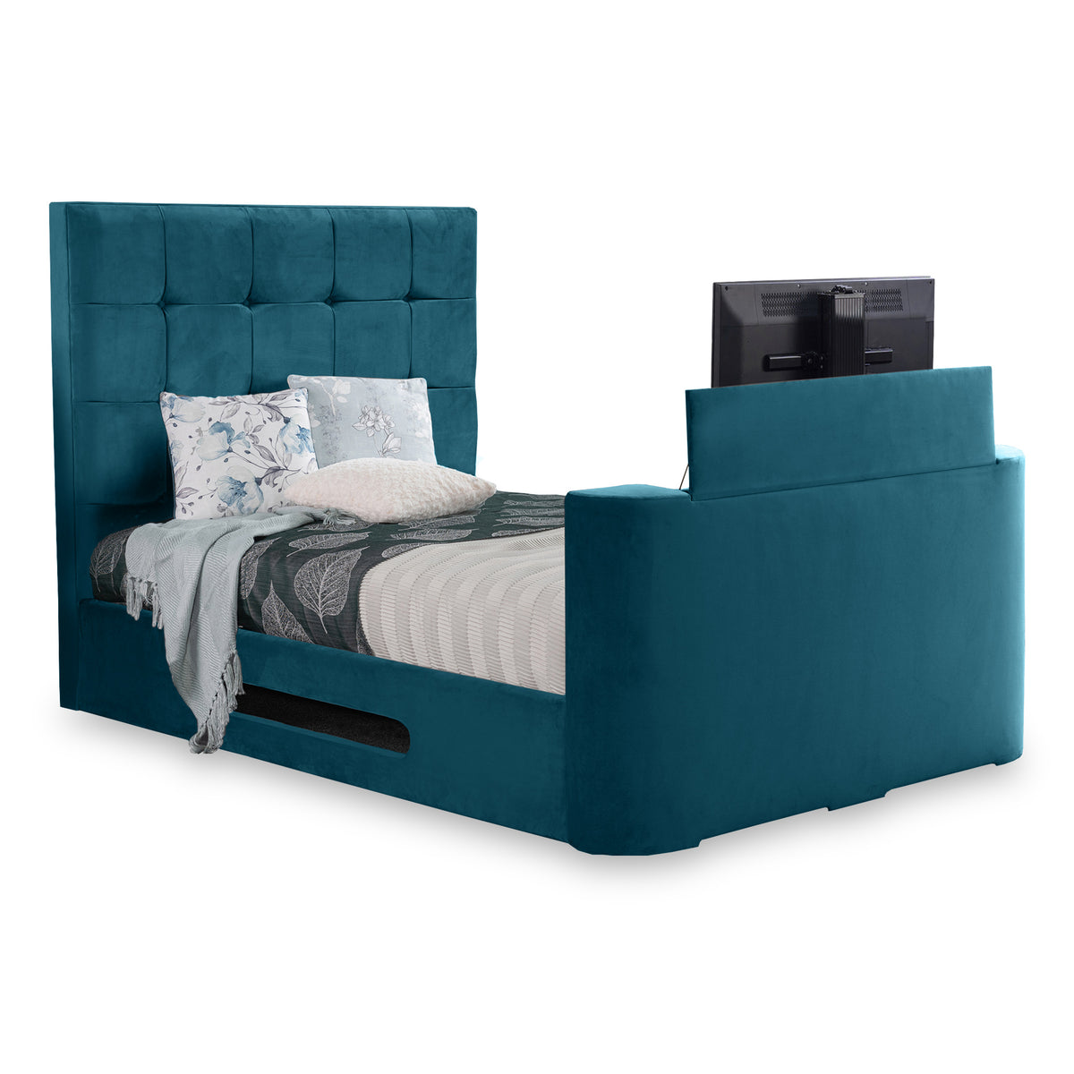 Hawkins Velvet TV Bed from Roseland Furniture