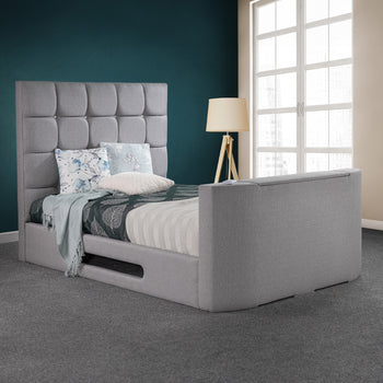 Hawkins Faux Linen TV Bed