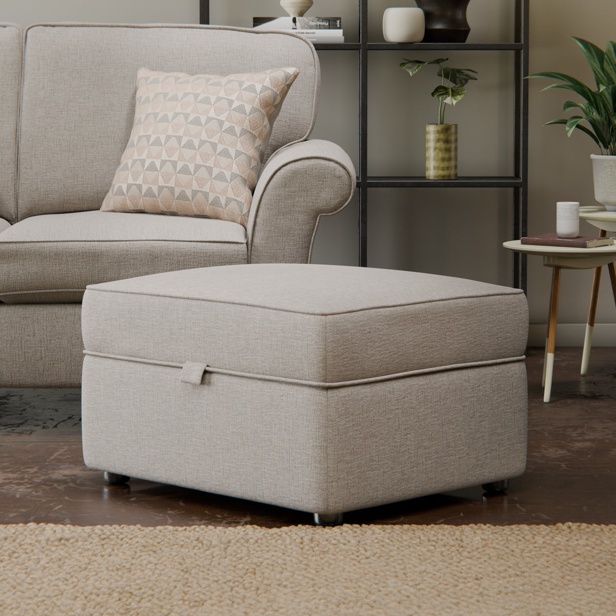 Dartmoor Storage Footstool from Roseland Furniture