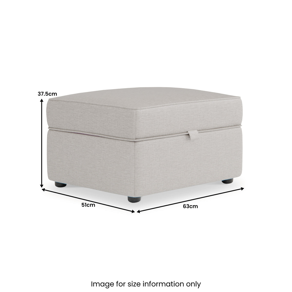 Dartmoor Storage Footstool from Roseland Furniture