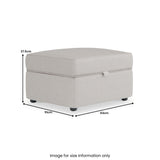 Dartmoor Storage Footstool from Roseland Furniture