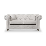Everett 2 Seater Sofa Ash Washed Oak Feet from Roseland Furniture