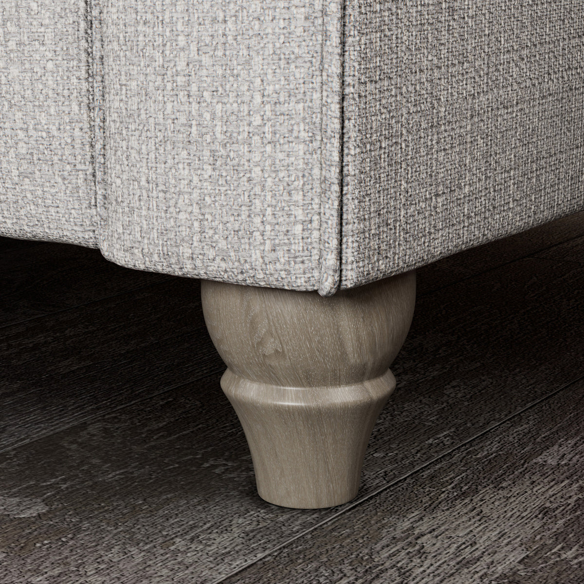 Everett 2 Seater Sofa Ash Washed Oak Feet from Roseland Furniture