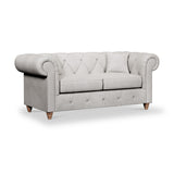 Everett 2 Seater Sofa Ash Walnut Feet from Roseland Furniture