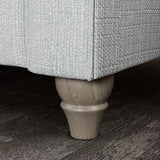 Everett 2 Seater Sofa Light Blue Washed Oak Feet from Roseland Furniture