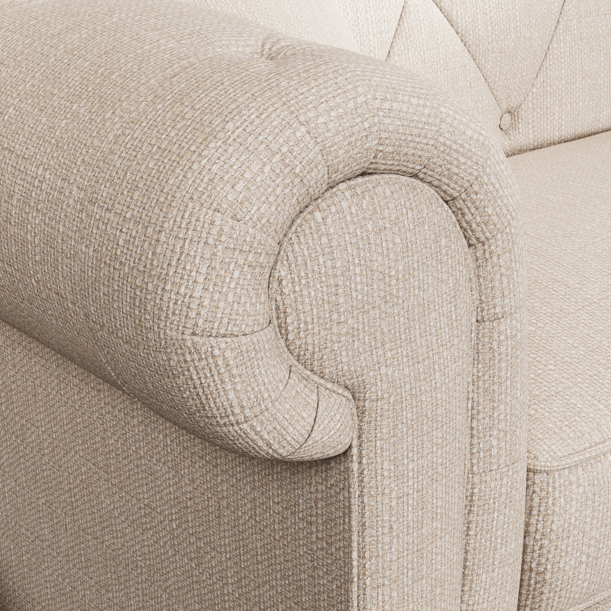 Everett 2 Seater Sofa Oyster Washed Oak Feet from Roseland Furniture