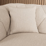 Everett 2 Seater Sofa Oyster Washed Oak Feet from Roseland Furniture
