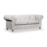 Everett 3 Seater Sofa Ash Washed Oak Feet from Roseland Furniture