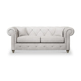 Everett 3 Seater Sofa Ash Washed Oak Feet from Roseland Furniture