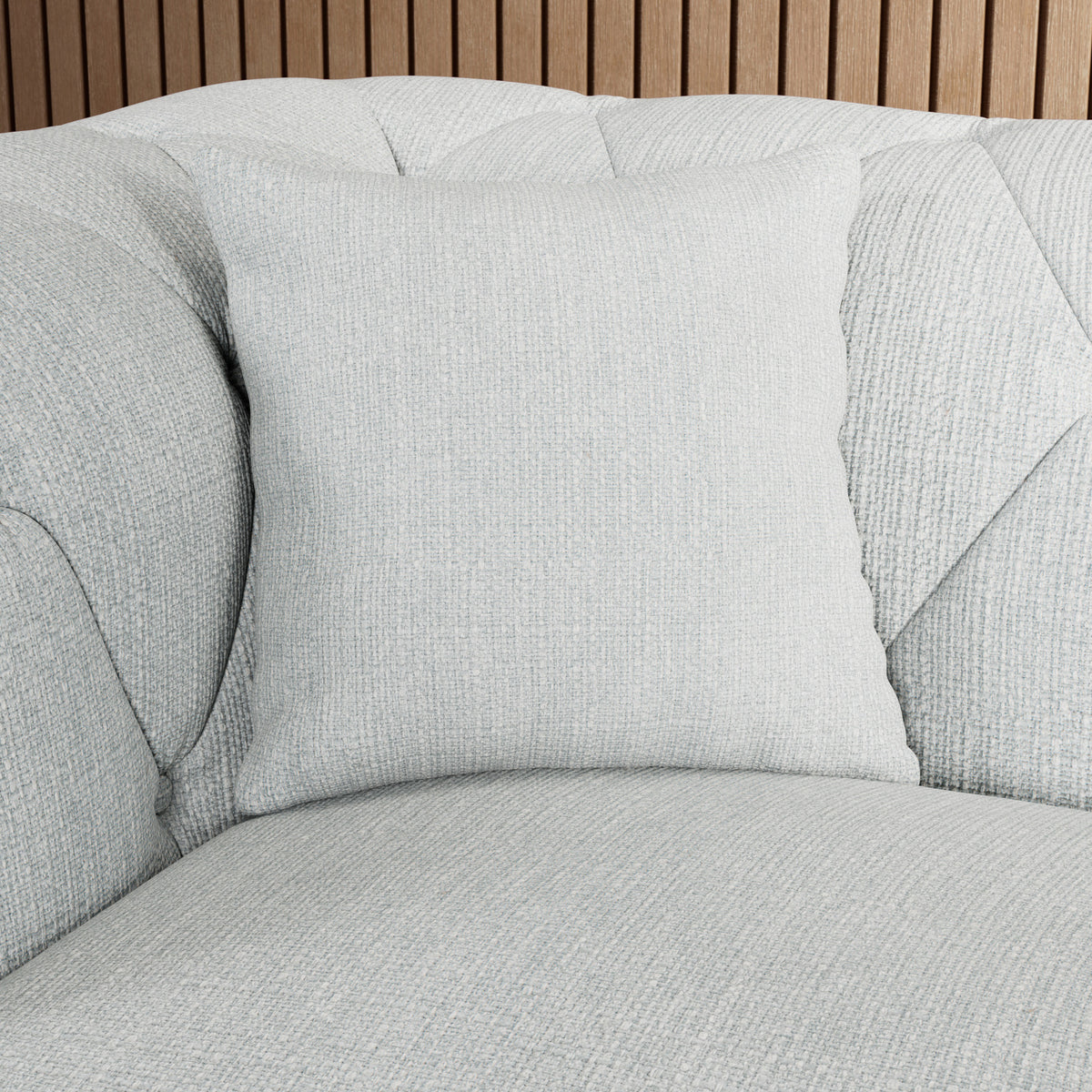 Everett 3 Seater Sofa Light Blue Washed Oak Feet from Roseland Furniture