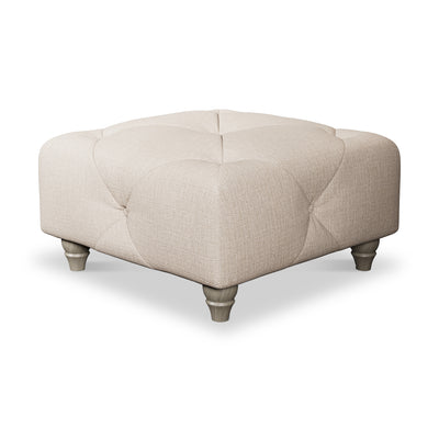 Everett Button Top Footstool