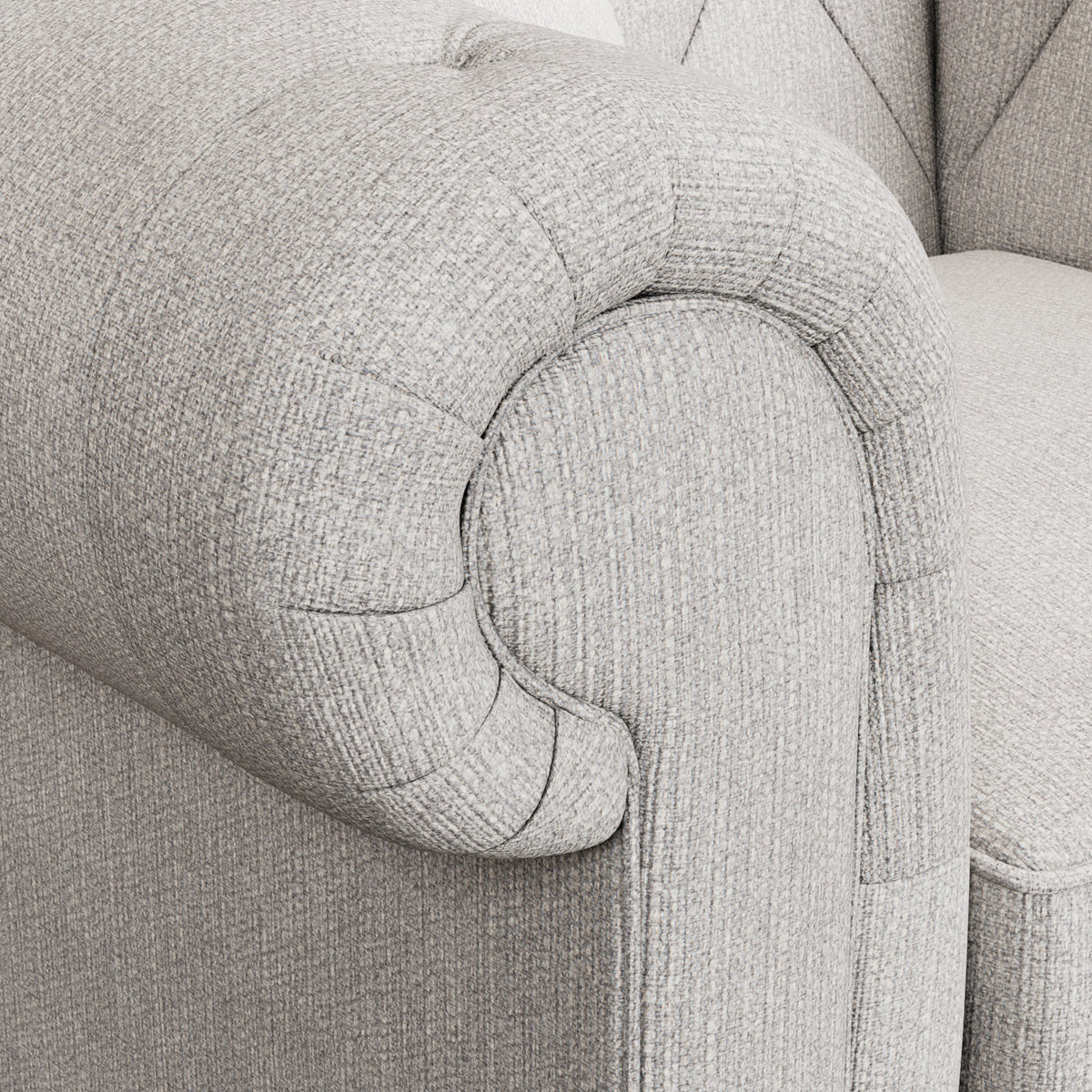 Everett Armchair Ash Washed Oak Feet from Roseland Furniture