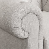 Everett Armchair Ash Washed Oak Feet from Roseland Furniture