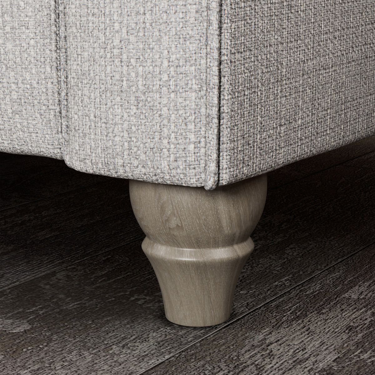 Everett Armchair Ash Washed Oak Feet from Roseland Furniture