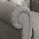 Everett Armchair Graphite Walnut Feet from Roseland Furniture
