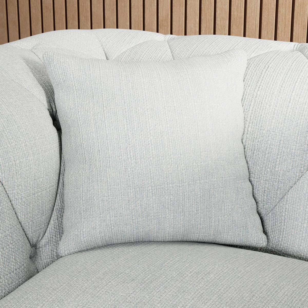 Everett Armchair Light Blue Washed Oak Feet from Roseland Furniture