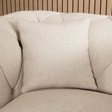 Everett Armchair Oyster Washed Oak Feet from Roseland Furniture