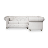 Everett Corner Sofa RH Ash Washed Oak Feet from Roseland Furniture