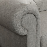 Everett Corner Sofa RH Graphite Washed Oak Feet from Roseland Furniture