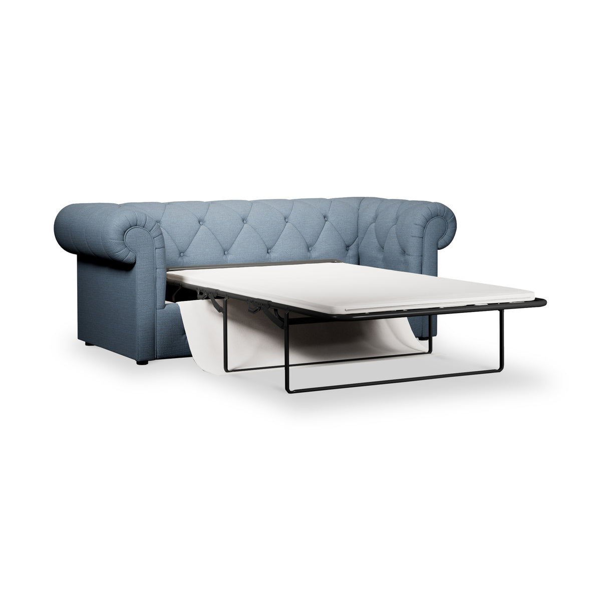 Everett 3 Seater Sofa Bed Deep Blue from Roseland Furniture