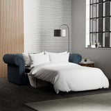 Everett 3 Seater Sofa Bed Deep Blue from Roseland Furniture
