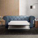 Everett 3 Seater Sofa Bed Deep Blue from Roseland Furniture