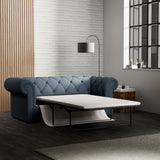 Everett 3 Seater Sofa Bed Deep Blue from Roseland Furniture