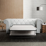 Everett 3 Seater Sofa Bed Light Blue from Roseland Furniture