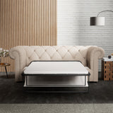 Everett 3 Seater Sofa Bed Oyster from Roseland Furniture