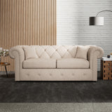 Everett 3 Seater Sofa Bed Oyster from Roseland Furniture