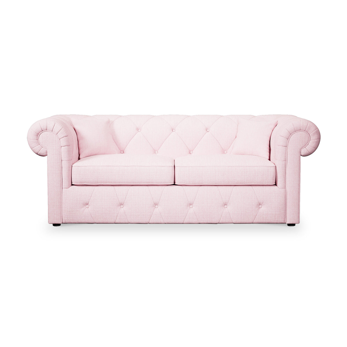 Everett 3 Seater Sofa Bed Pink from Roseland Furniture
