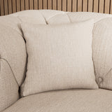 Everett Snuggler Chair Oyster Washed Oak Feet from Roseland Furniture