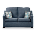 Fenton Midnight Soft Weave 2 Seater Sofabed with Duck Egg Scatter Cushions from Roseland Furniture